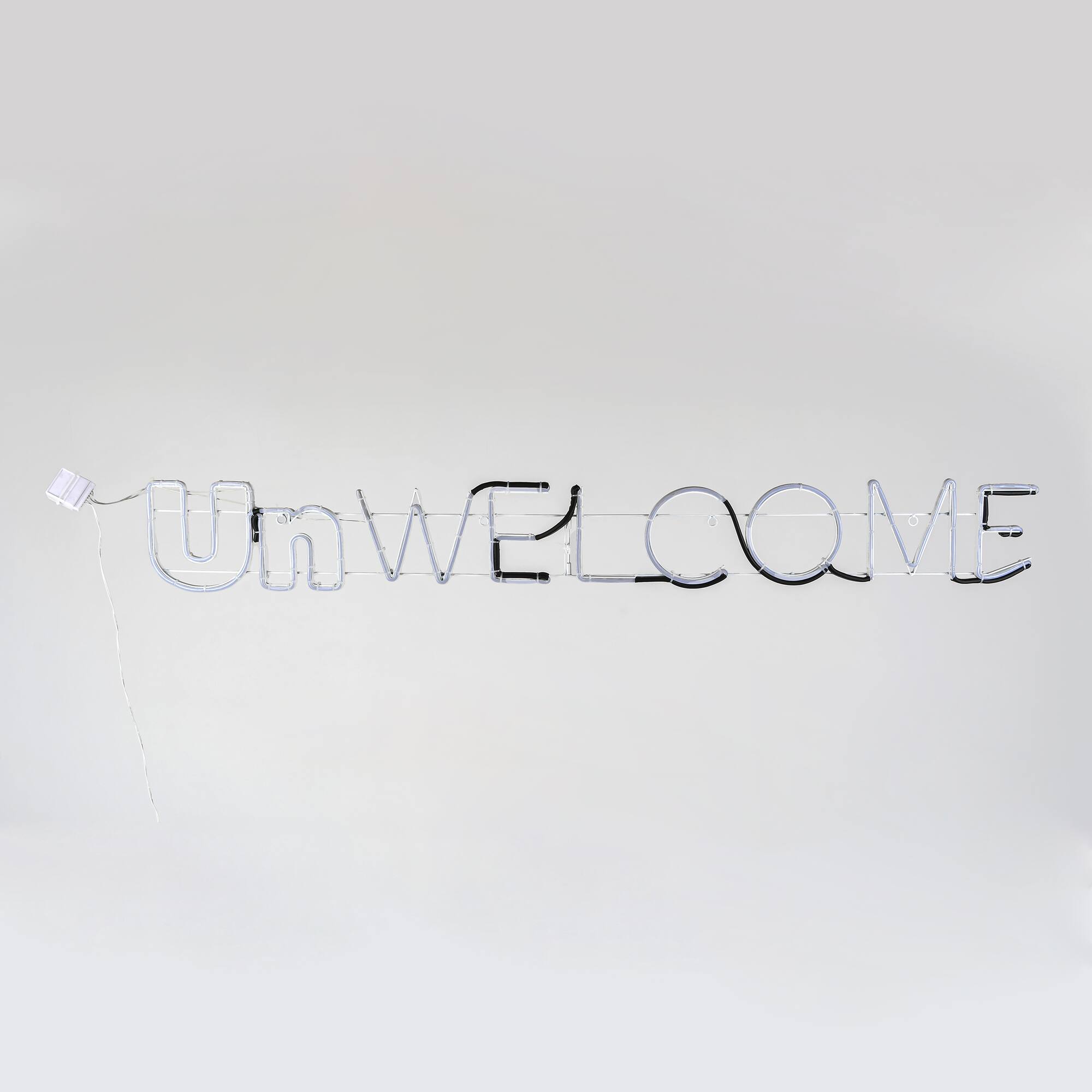 50" Halloween Unwelcome Neon Style Sign